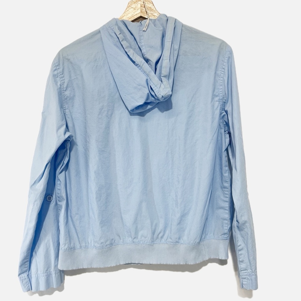 Catalina Light Blue Hooded Jacket and Pants Set Women's 100% Cotton Size M 8/10 - Picture 2 of 14